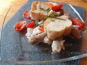 Zapečené medové klobásky