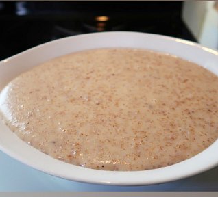 Vodová ančka (žitná kaše), základní recept