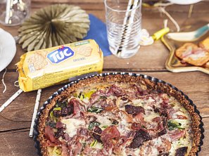 Quiche s parmskou šunkou