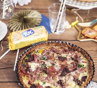 Quiche s parmskou šunkou