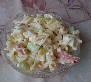 Lehký těstovinový salát