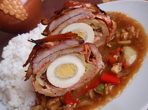 (nejen) Masové roládky / závitky s vejcem