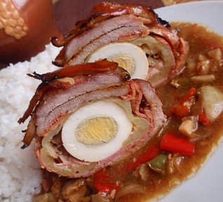 (nejen) Masové roládky / závitky s vejcem