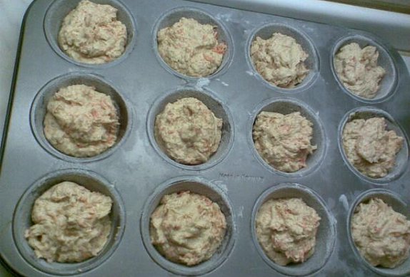 Karotkové (mrkvové) bábovičky-muffiny