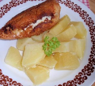 Banánovo-nivové řízky