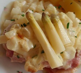 Pečené kuřecí s chřestem