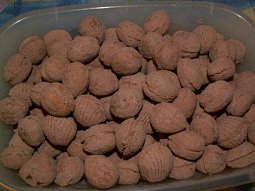 Kokosové ořechy s krémem