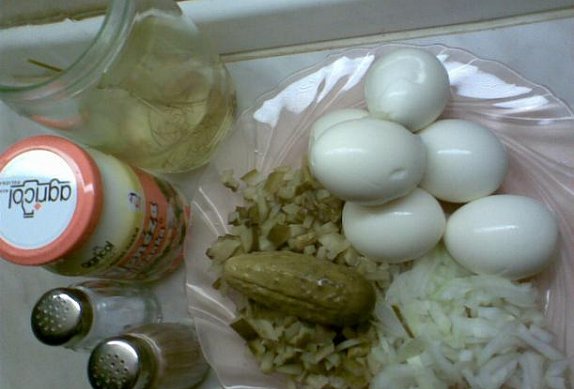 Rychlý vajíčkový salát