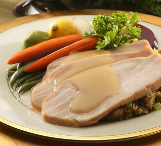 Krůtí prsa s karotkou a fazolkami