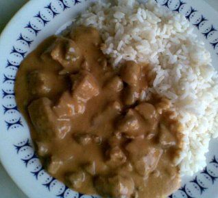 Paprikové kostky se žampiony