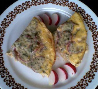 Ředkvičkové suflé s bramborem