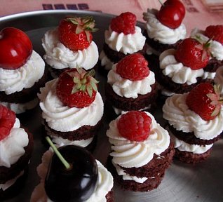 Dortíčky se šlehačkou