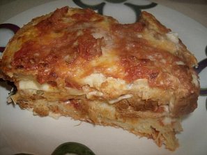 Chlebové "lasagne" Chlebové "lasagne"