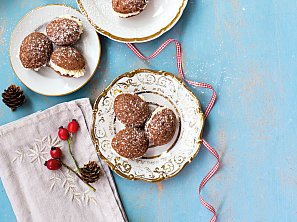 Kakaové ořechy s kokosovým krémem