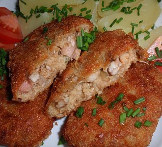 Houbové karbanátky (nejen) s mletým masem