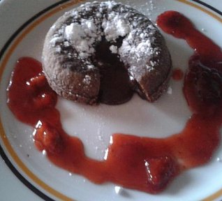 Čokoládový fondán - chocolate fondant