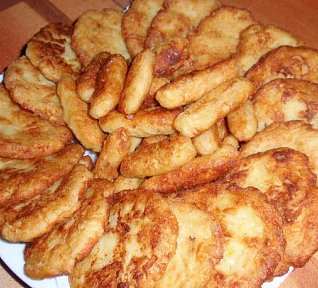 Bramborovo-sýrové placičky (šištičky)