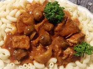 Guláš (nejen) se žampiony