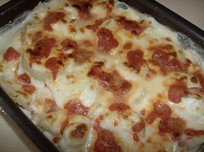 Zapečený fenykl v bešamelu