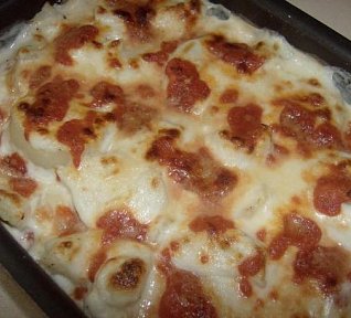 Zapečený fenykl v bešamelu