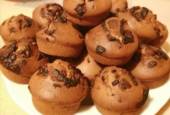 Snadné čokoládové muffiny