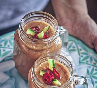 Gazpacho - andaluská zeleninová polévka