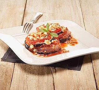 Lilek se sýrem feta