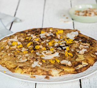 Jablečno-rýžová palačinka