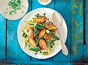 Brambory na estragonu s chřestem