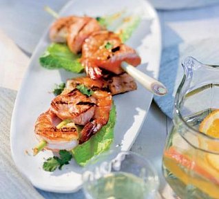 Špíz s mořskými plody po asijsku