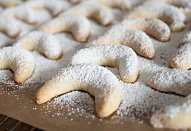 Mandlové vanilkové rohlíčky