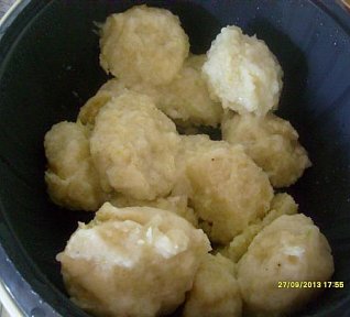 Cuketové chlupaté knedlíky