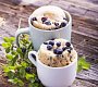 Borůvkový mug cake