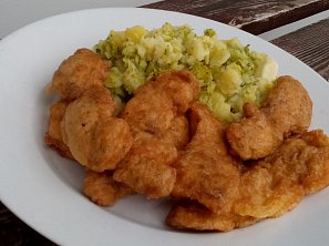 Řízečky v bílkovém kabátku