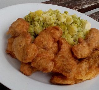 Řízečky v bílkovém kabátku