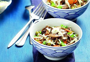 Pohankové rizoto s houbami