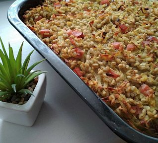 Bramborovo-kroupová baba