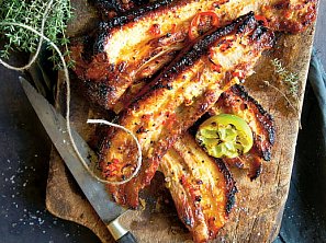 Grilovaný bůček s tymiánem