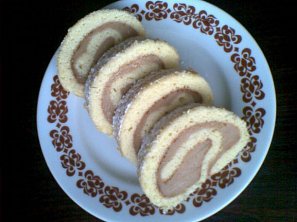 Blesková roláda s pudinkem