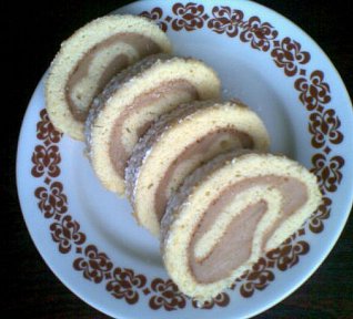 Blesková roláda s pudinkem