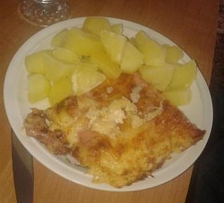 Zapečená kuřecí prsa se sýrem