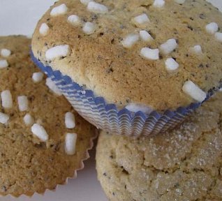 Makovo-citronové muffinky s pohankovou moukou