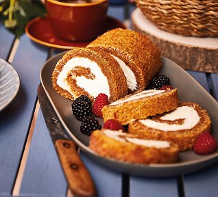 Hrnková dýňová roláda