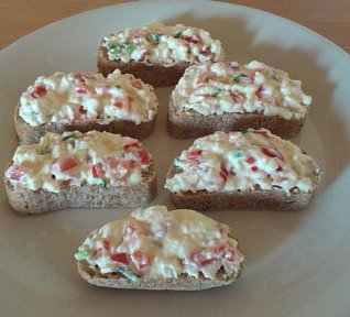 Pomazánka se sýrem cottage