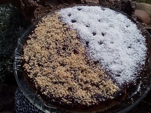 Blesková jablečná buchta s polevou - píchaná