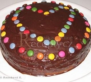 Čoko dort s jablkovým pyré