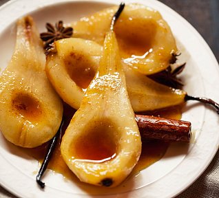 Hrušky s karamelem