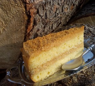 Smetanový Lotus dort