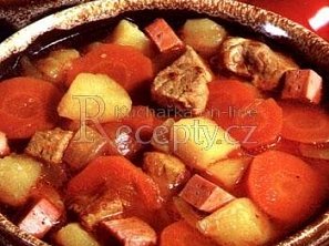 Katalánská polévka Katalánská polévka