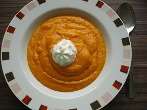 Mrkvový krém se zázvorem